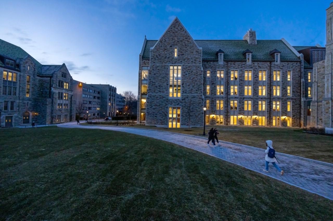 January 24, 2022 -- The new integrated science building at 245 Beacon Street.